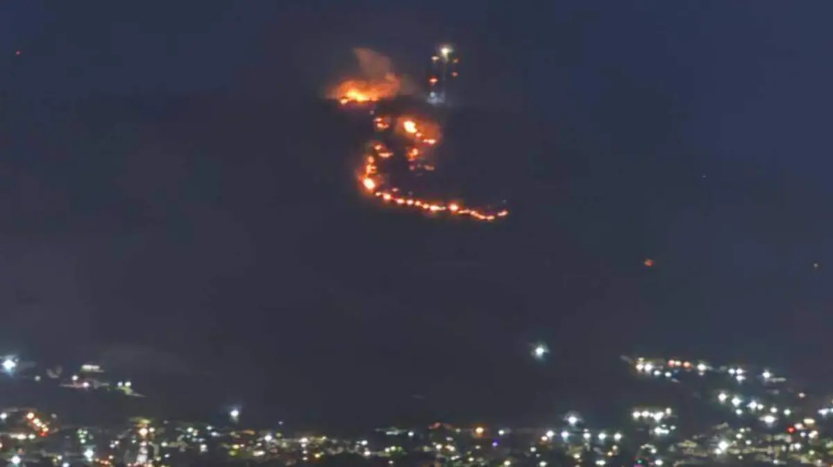 incendio cerro forestal