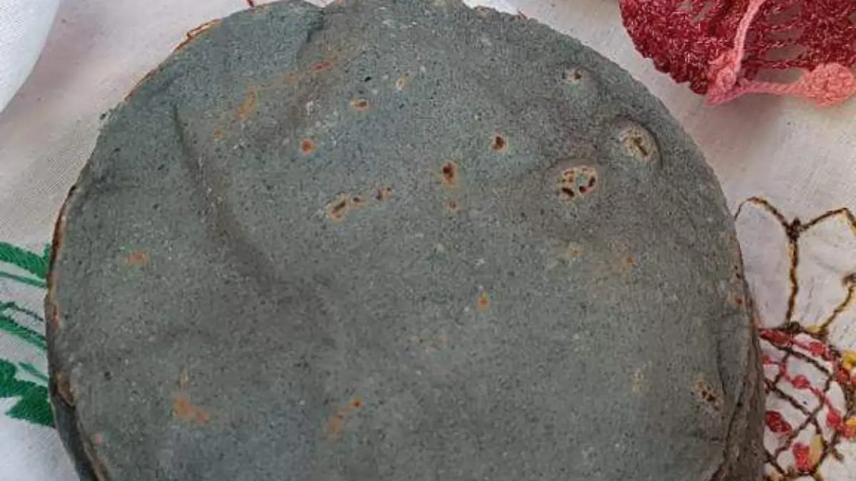 tortilla azul