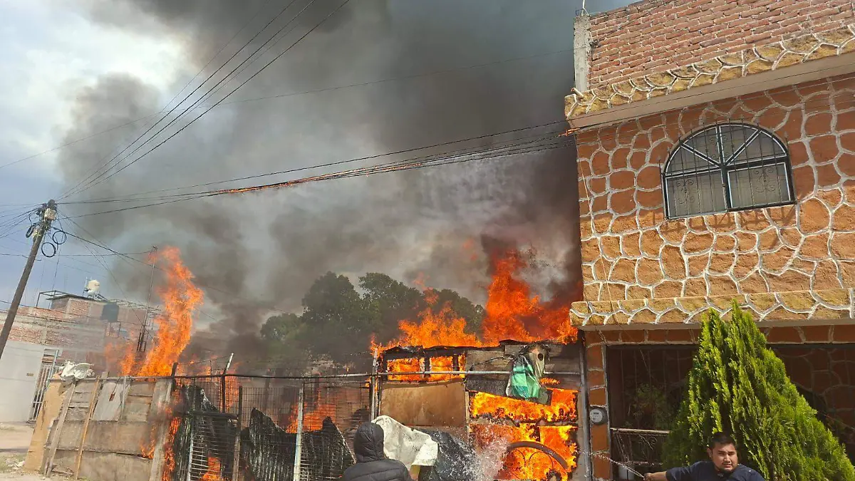 INCENDIO DESARROLLO EL POTRERO