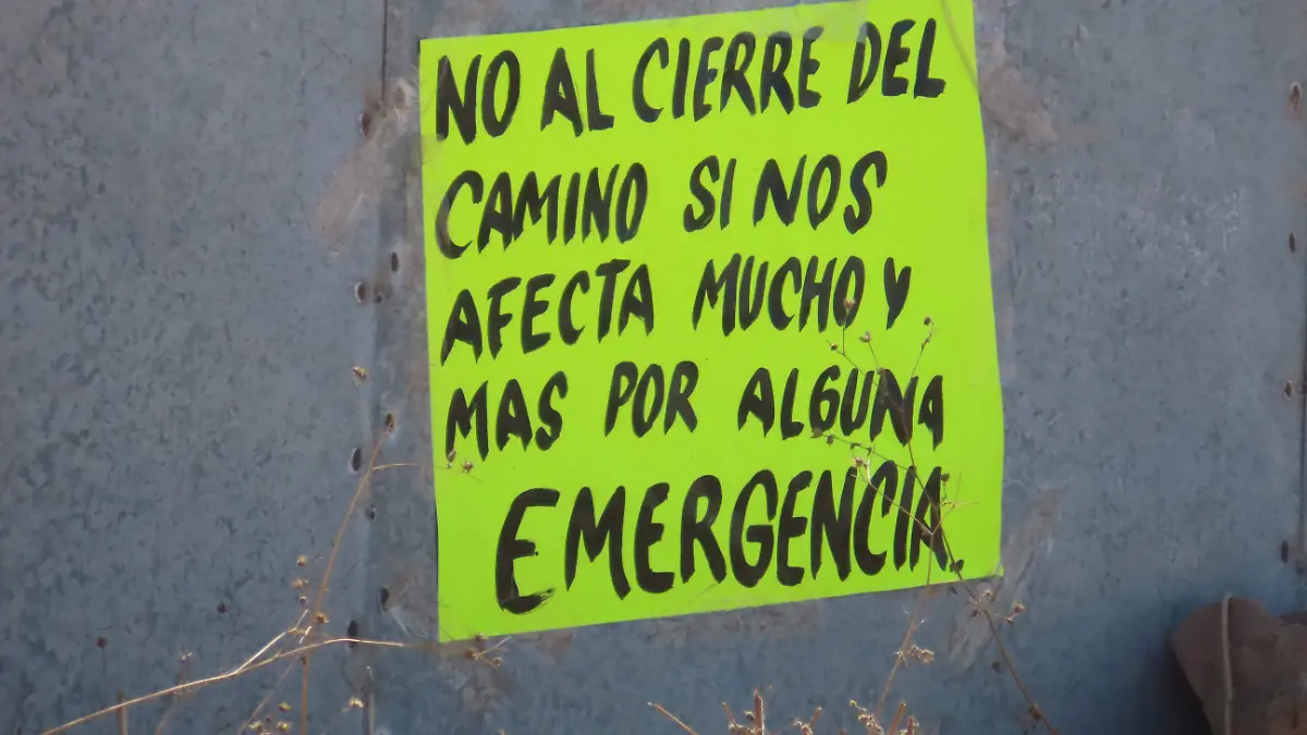 Vecinos de San Juan de Abajo protestan por cierre de acceso en Delta y Timoteo Lozano, en León