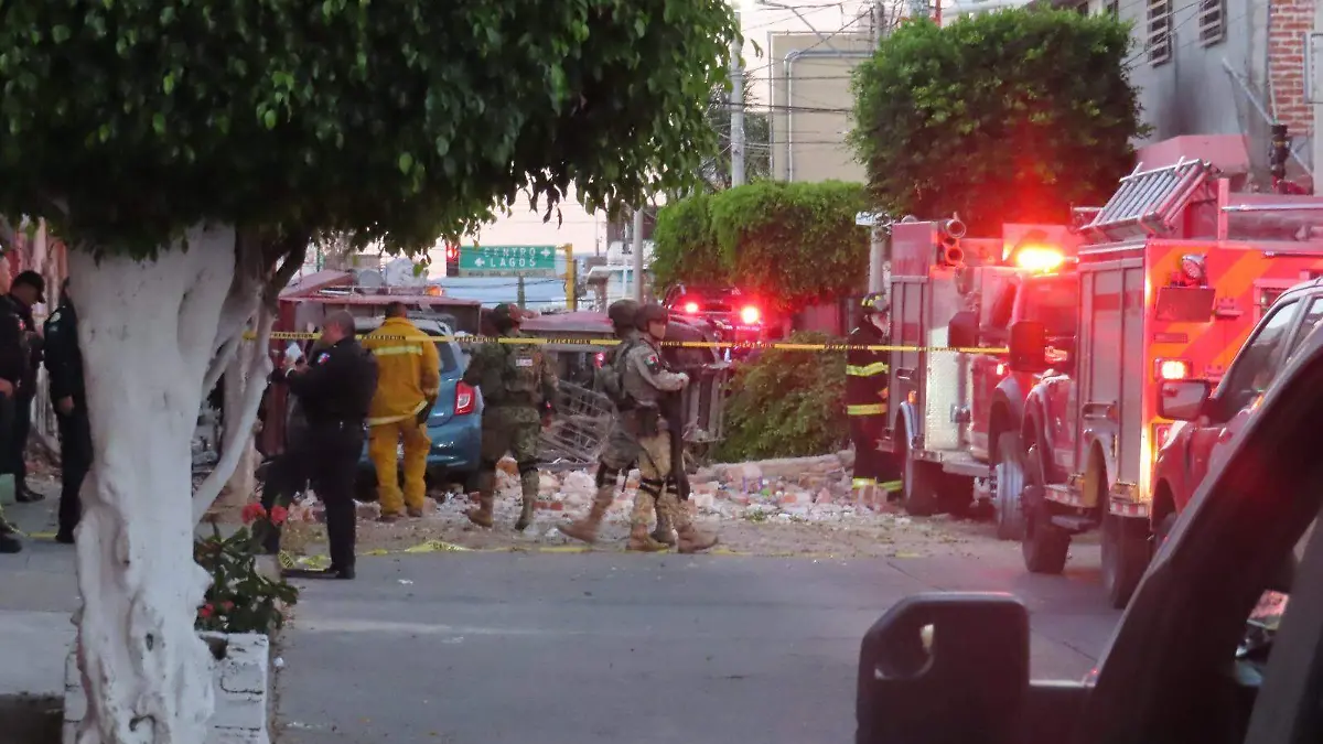 explosión de gas, Lomas de Vista Hermosa 