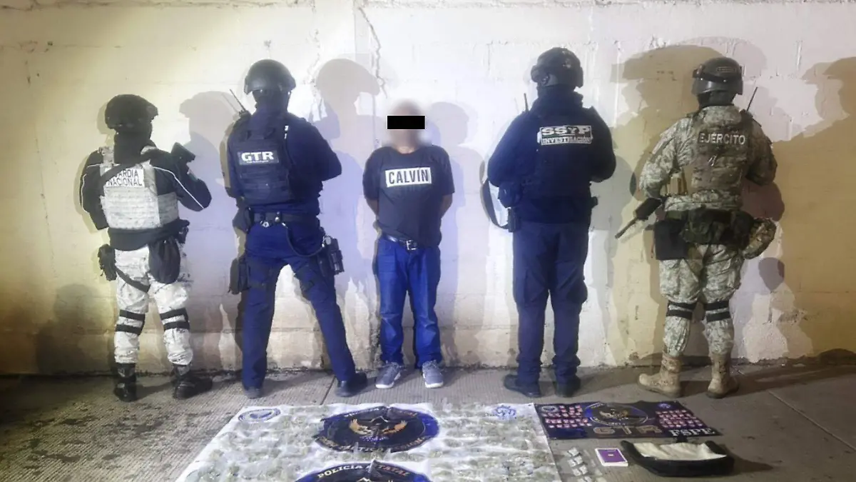 Detiene Grupo Táctico Regional a presunto distribuidor de droga en León