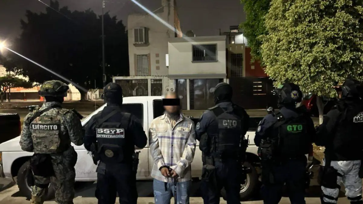 Detienen autoridades a Juan Carlos N alias el Kili presunto generador de violencia en León y Silao