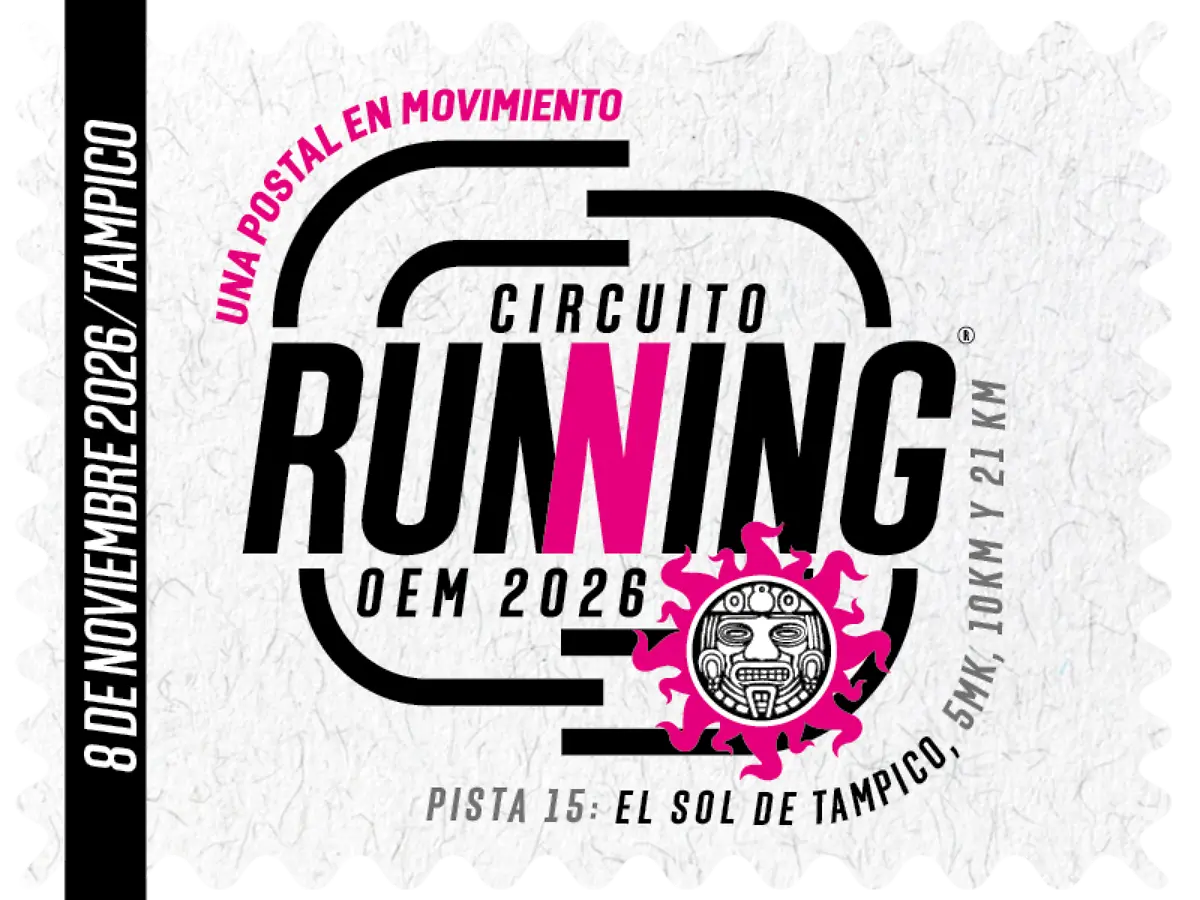 Botón Carrera El Sol de Tampico 2026 Logo