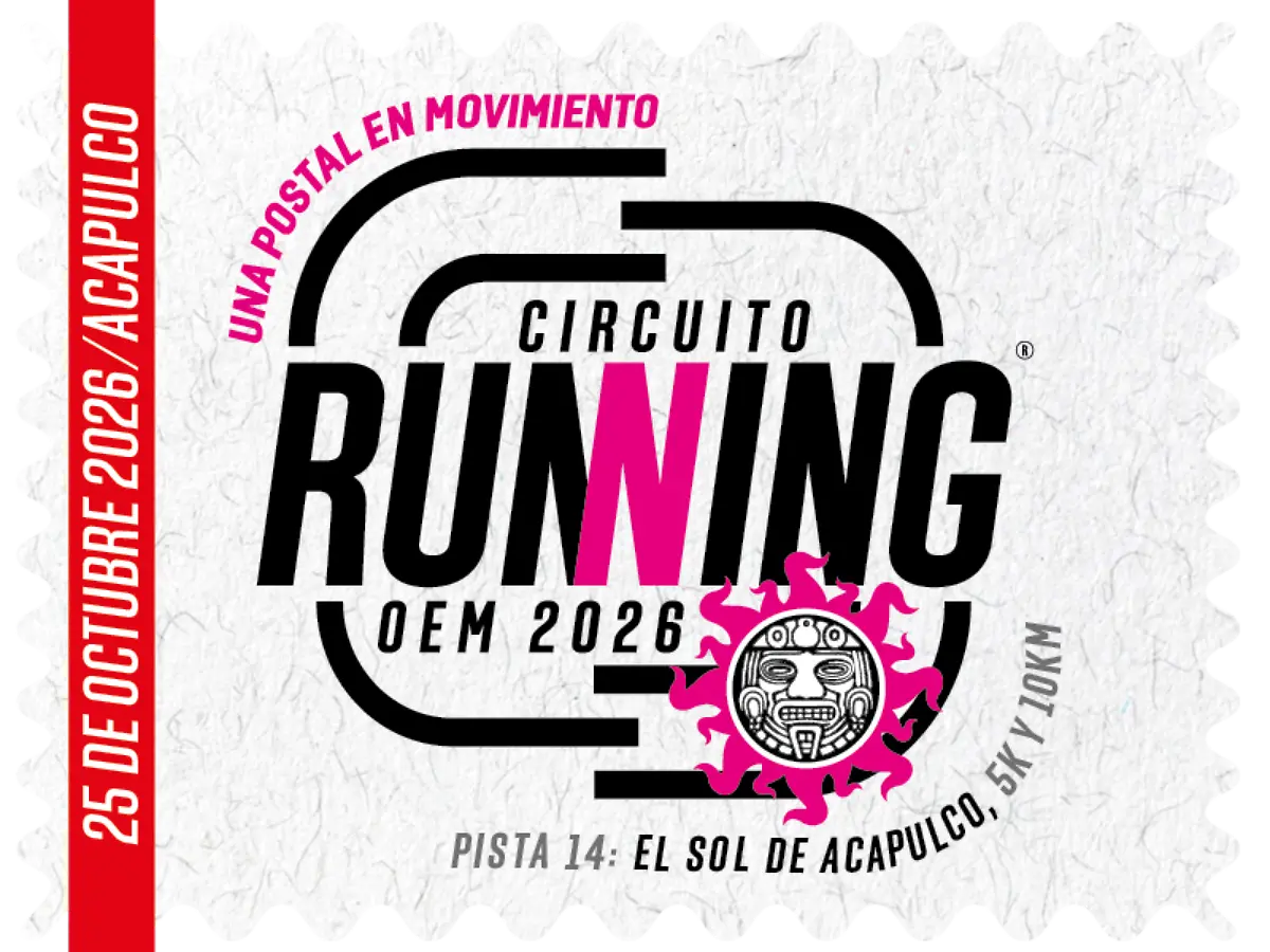 Botón Carrera El Sol de Acapulco 2026  Logo