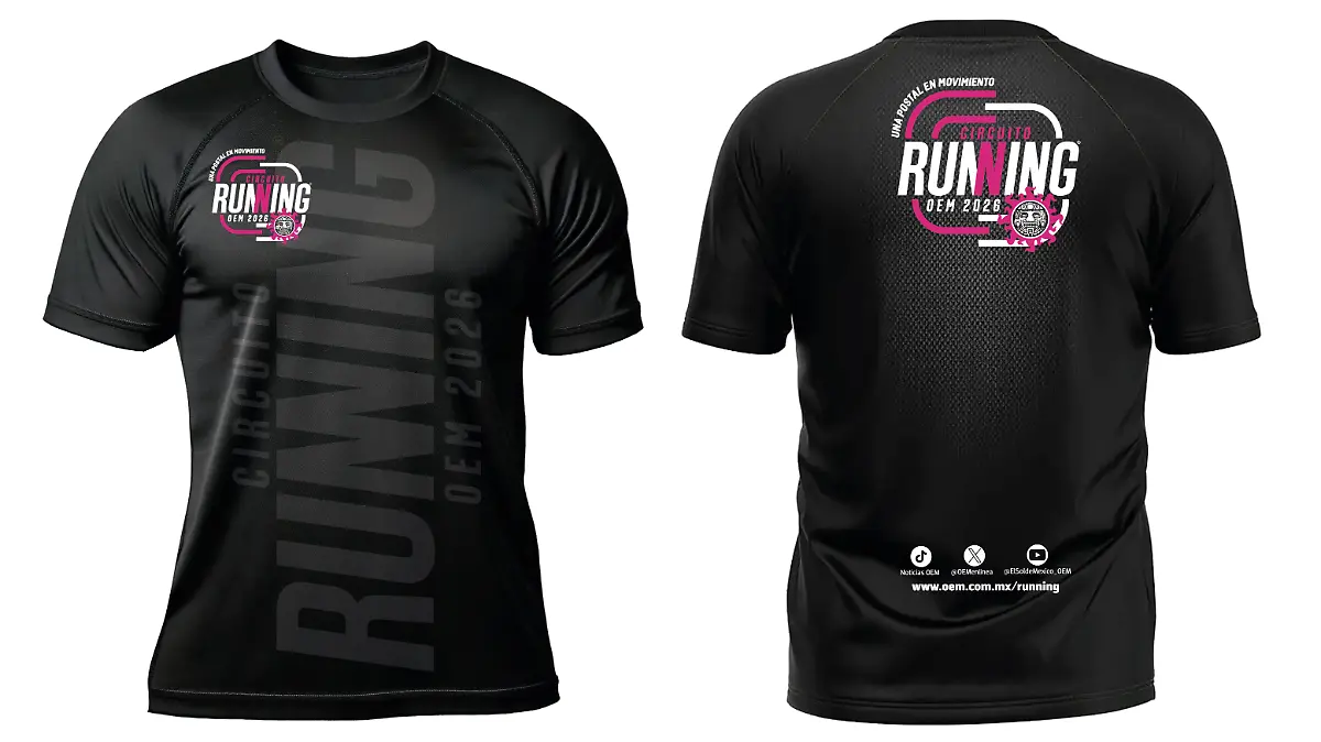 Playera carrera Diario de Querétaro 2026