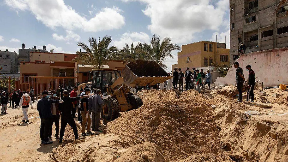 Fosa común-Gaza (1)