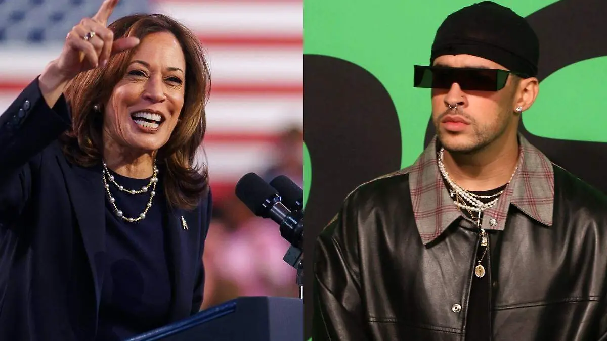 Kamala Harris y Bad Bunny