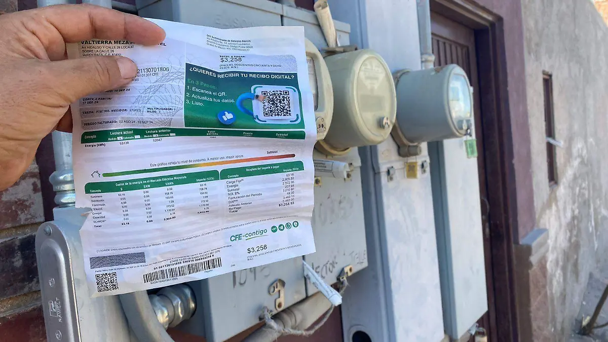 La paraestatal recomienda bajar el consumo de luz en las primeras semanas de octubre