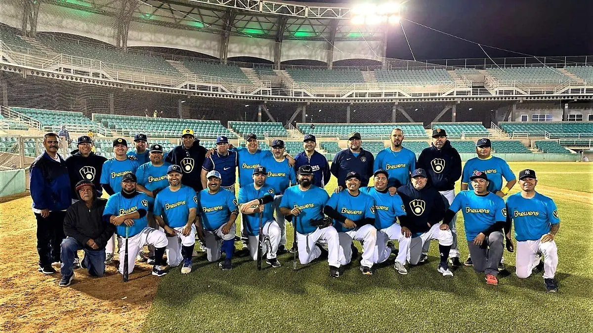 Equipo Brewers los campeones del Torneo 40 años y más