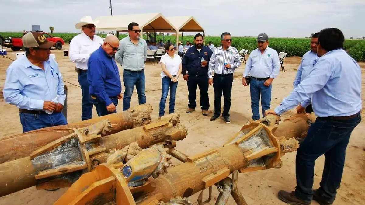 Módulo de riego #1 entrega el pozo número 200