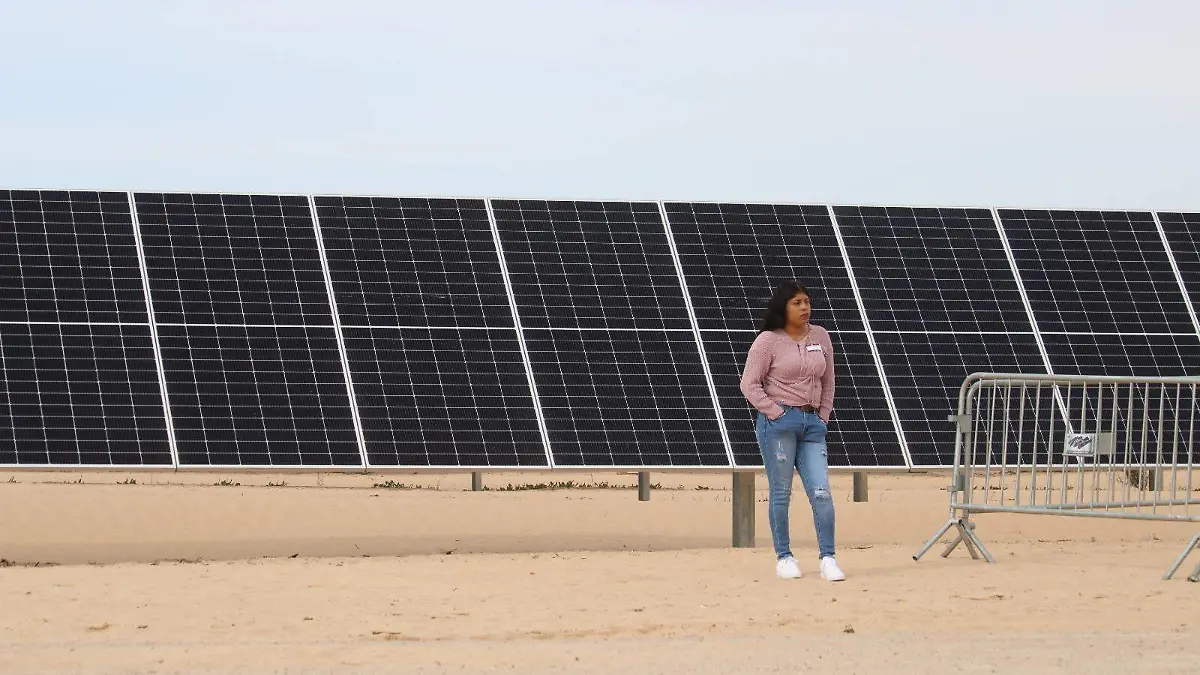 Páneles solares energía puerto peñasco