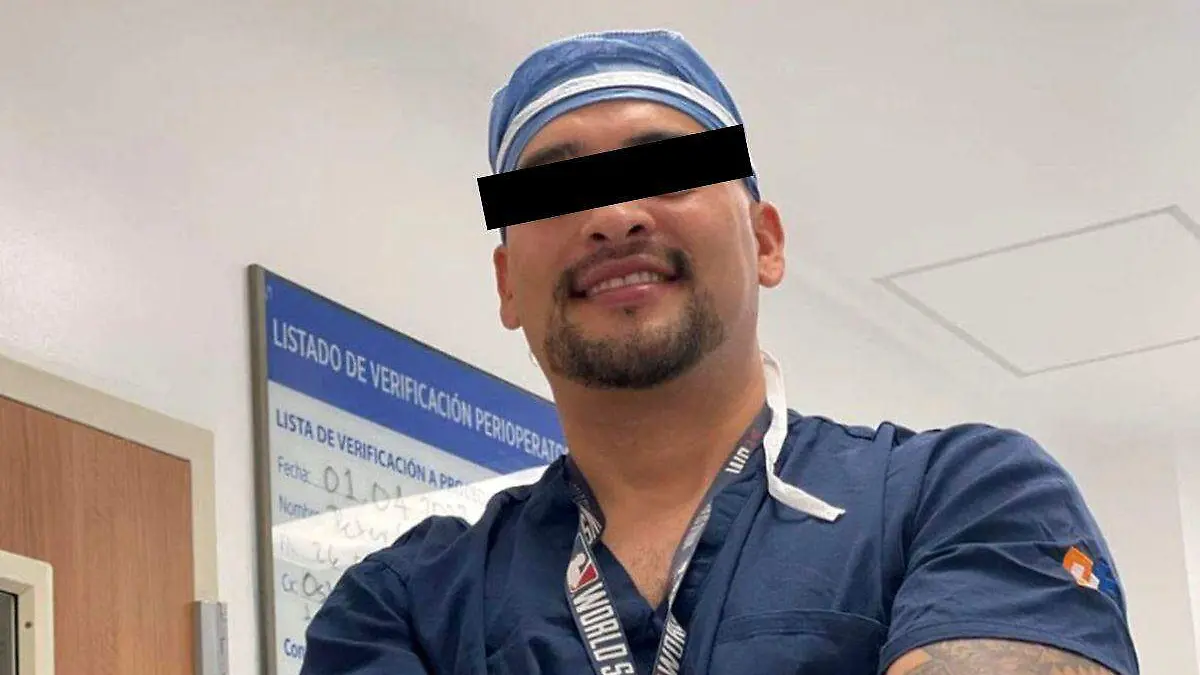 Dictan prisión preventiva oficiosa contra anestesiólogo por presunto uso de fentanilo