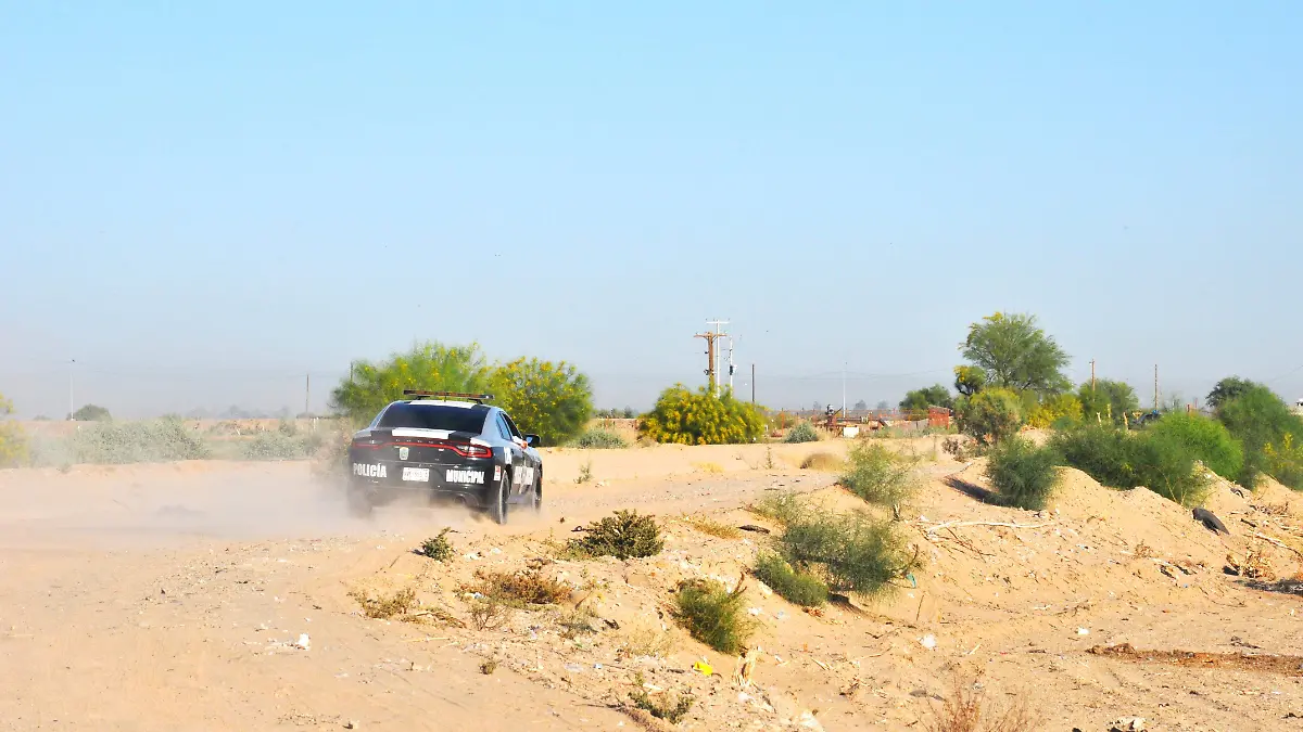 patrullaje en busca de pistoleros