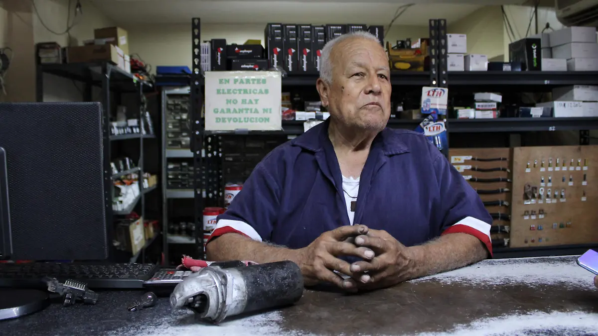 Billy Rodríguez, uno de los primeros mecánicos eléctricos de San Luis (2)