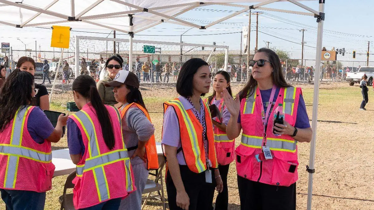 Realizó Distrito Escolar nuevo simulacro de reunificación