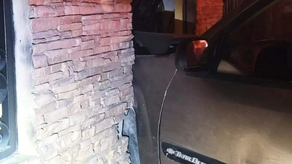 dos lesionados en choque