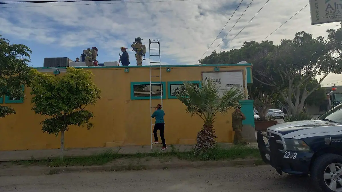 corto circuito en consultorio