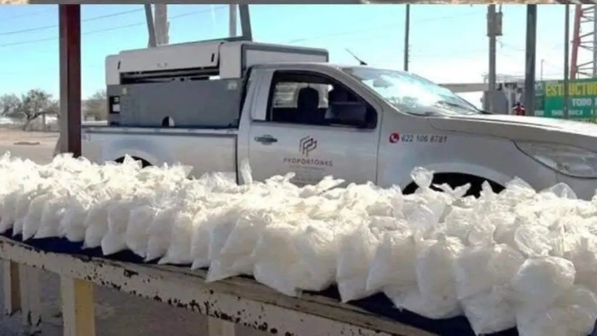 Decomisan cargamento de cristal en El Doctor