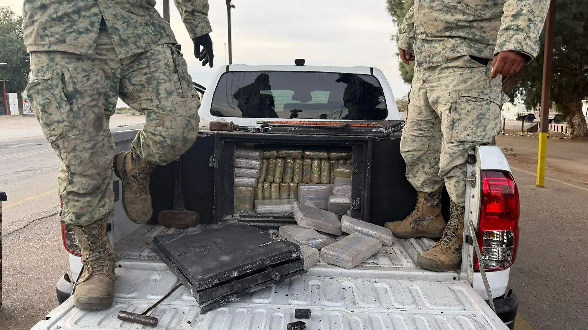 Localizan carga de cocaína en caja de seguridad