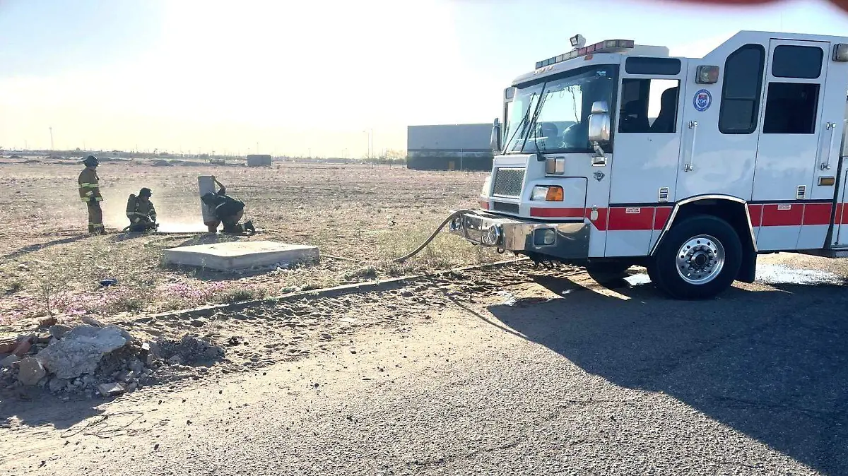 Previenen incendio al liberar gas de tanque