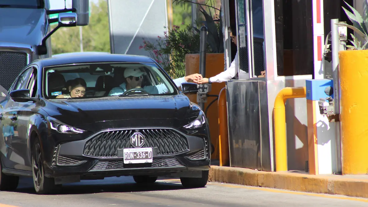 En la caseta del puente Río Colorado, ya se preparan para el tráfico que habrá por las vacaciones de Semana Santa. VF (2)