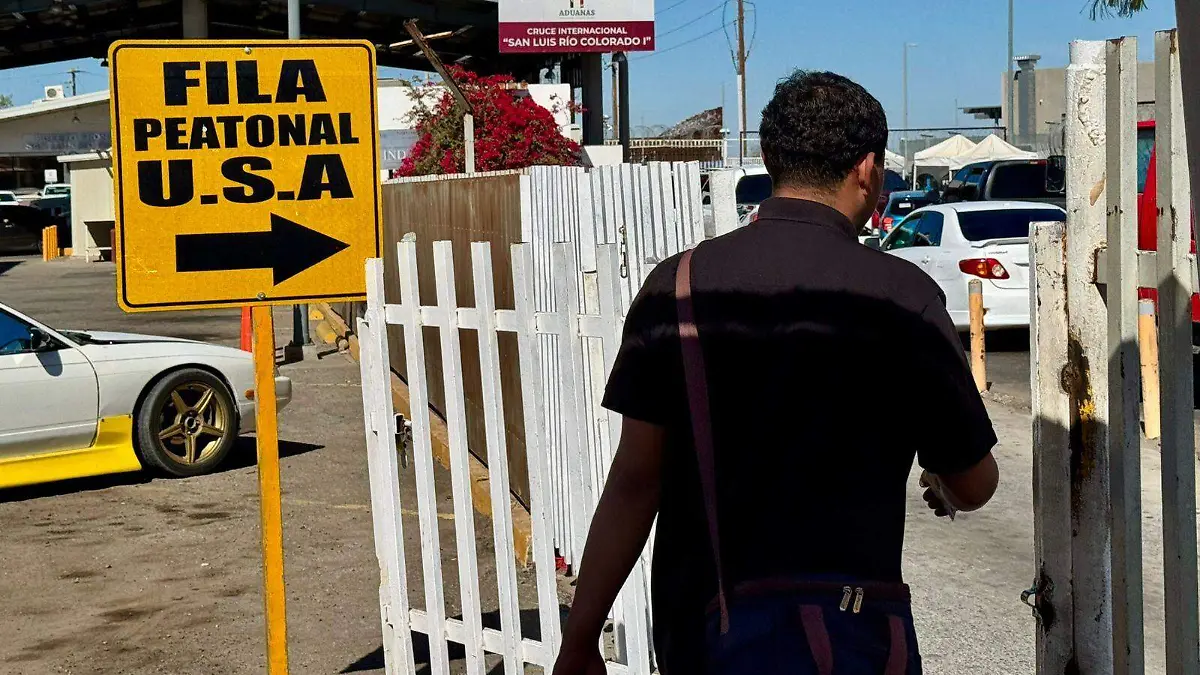 Aumentó el cruce de vehículos y personas a San Luis, Arizona 