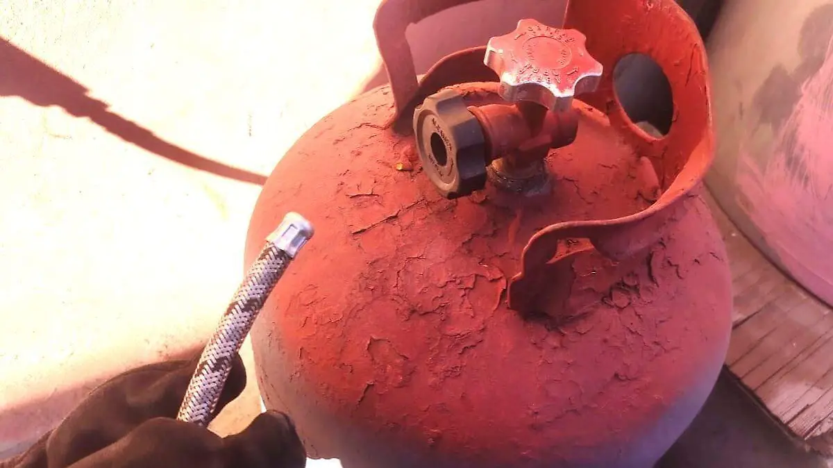 fuga de gas en minita