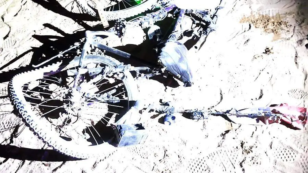 Ciclista lesionado en Las Antenas