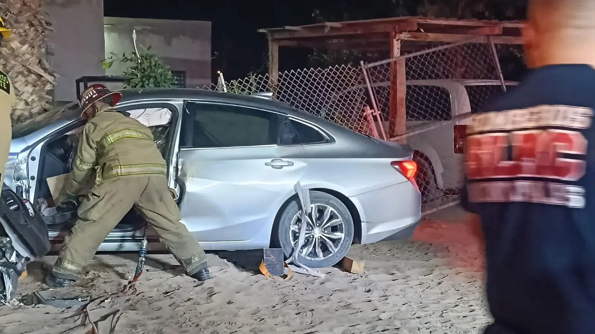 herido en brutal choque