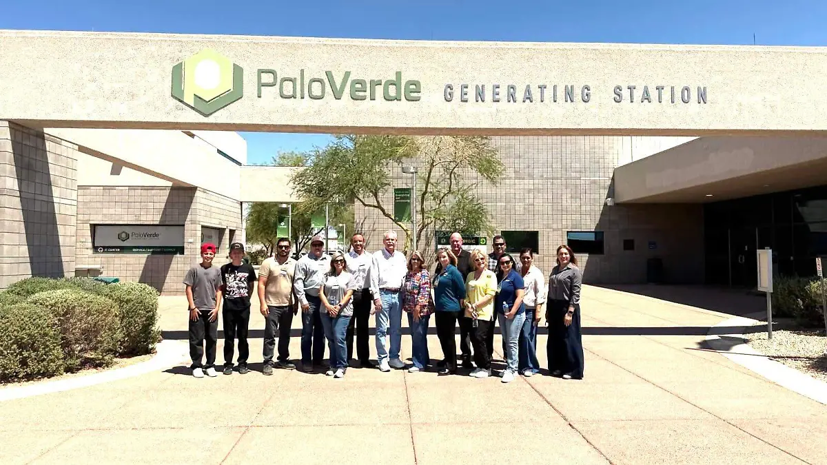 Funcionarios de San Luis, Arizona estuvieron en la planta nuclear  (1)