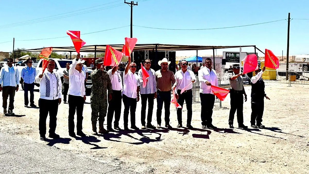 Dan banderazo a reparación de tramo carreta y reten militar Vf (1)