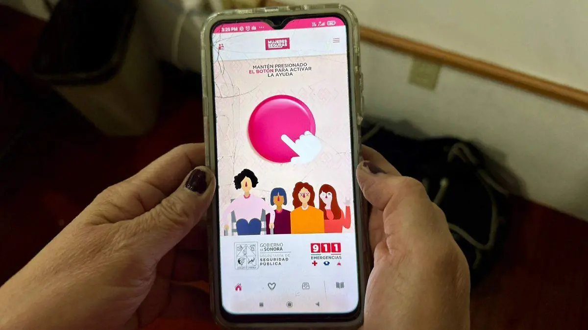 invita a las mujeres a descargar la aplicación mujeres seguras para que a través de esta soliciten auxilio  (1)