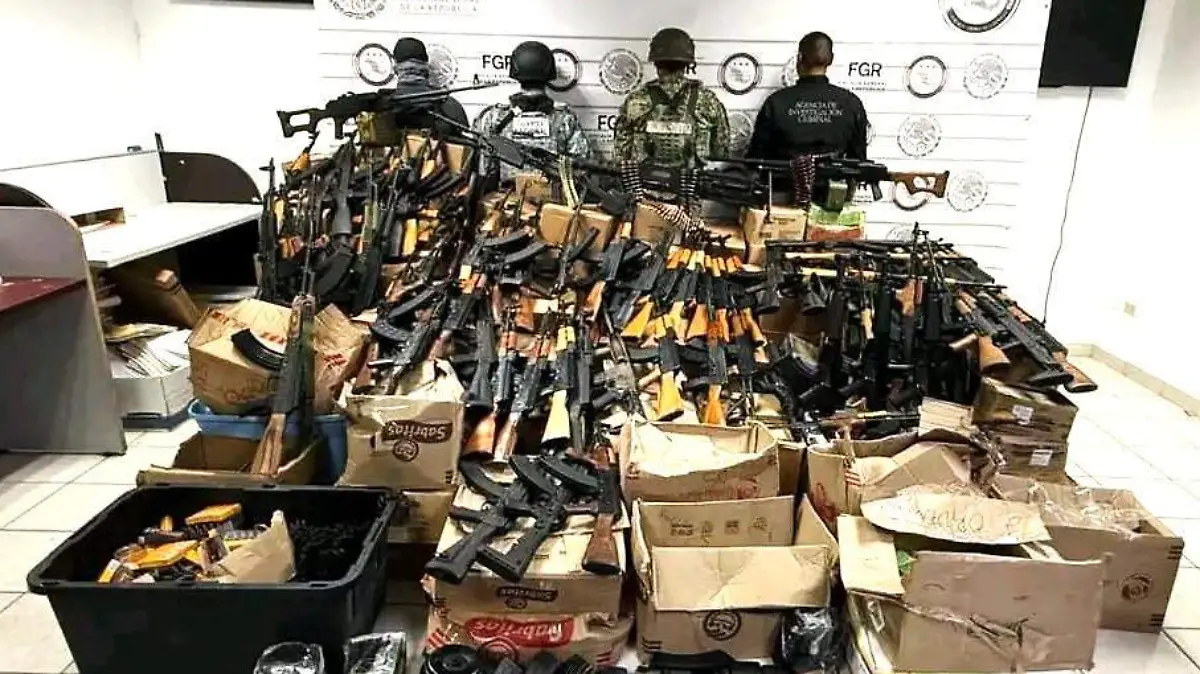 GRAN ARSENAL LOCALIZAN EN DEPARTAMENTO