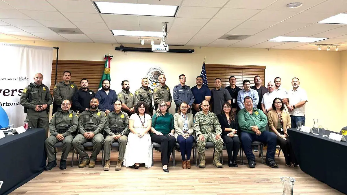 Fortalece SSP Sonora coordinación binacional para la seguridad en la frontera (2)